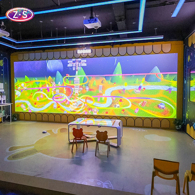 Interactive Coloring Wall Powered by Proprietary AR Engine for Ultra-Fast Scanning
