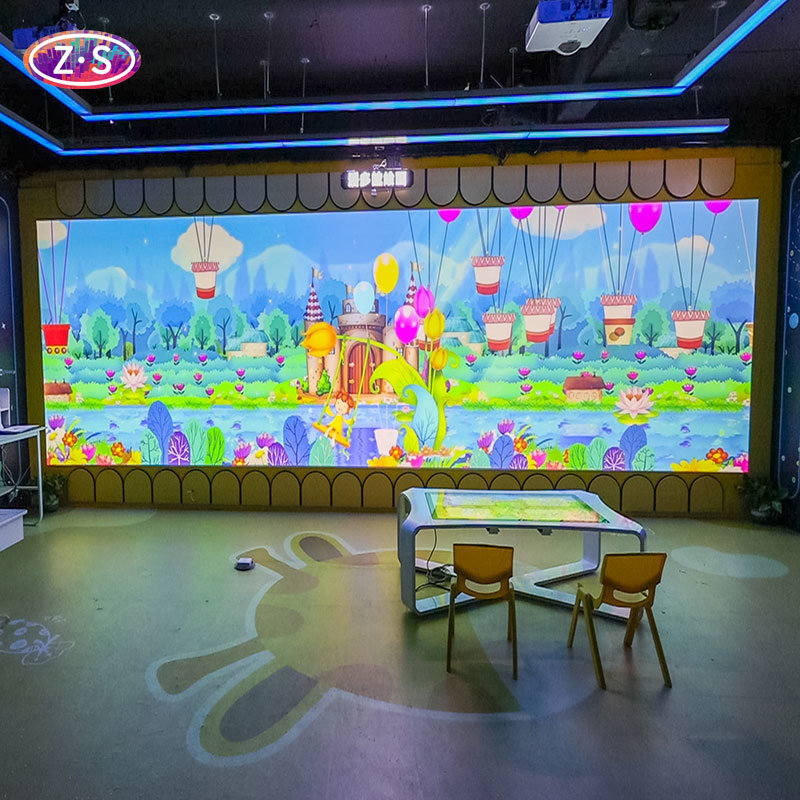 Support Multi-channel Setup Immersive Interactive Wall Drawing Game For Amusement Center