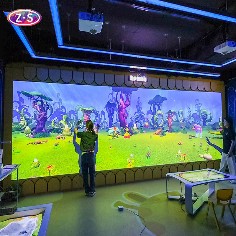 Group Participation Games AR Alive Drawing Interactive Wall Projection Fun