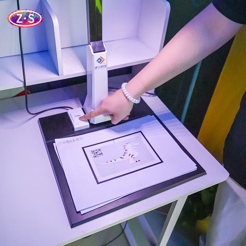 AR Painting Projection Games Content Updates Remote Management For Shopping Malls