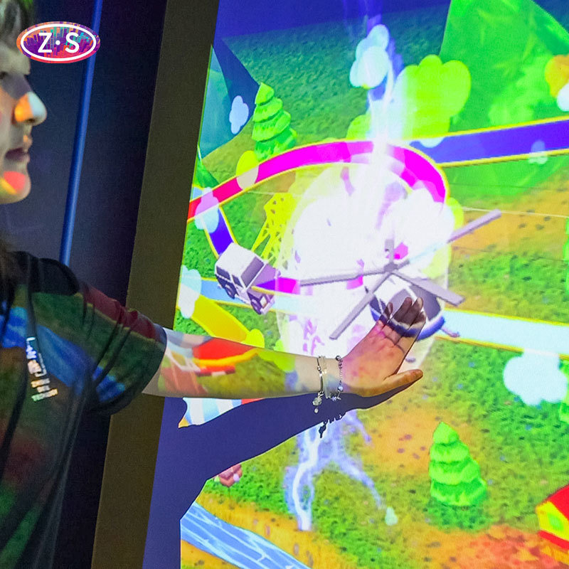 Resort Indoor AR Play Experience Alive Drawing for Active Family Engagement