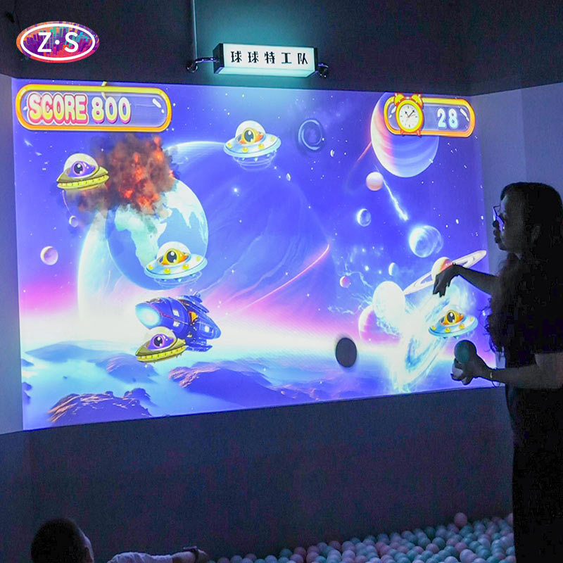 3800lm 1024*768 Interactive Wall Projection Game All In One Projector Interactive Wall