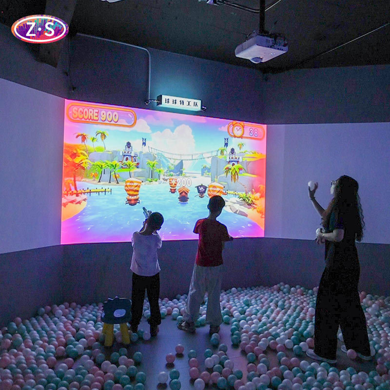 Star Wars Theme High Traffic Interactive Sports Wall  Projection Games For Gym