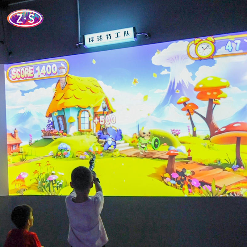 Real Time Scoring Interactive Wall Projection System HD Resolution For Kids