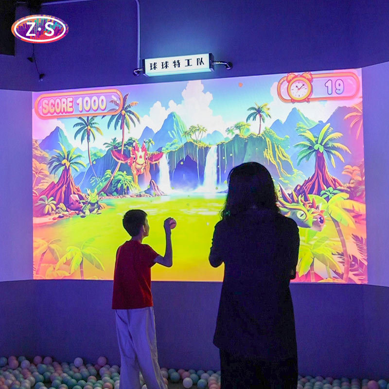 3m*2.2m Interactive Projection Wall Auto Score Ball Throwing Wall Interactive Games