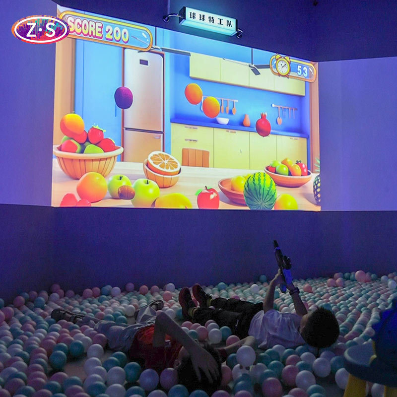 Real Time Scoring Interactive Wall Projection System HD Resolution For Kids