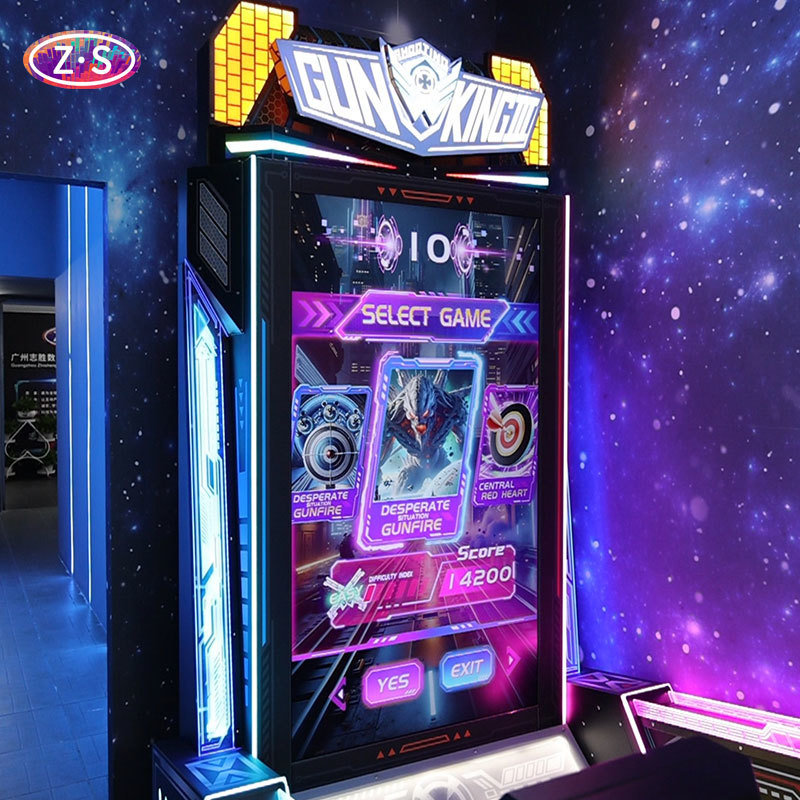 Live Scoring Interactive Arcade Games Mobile Light Gun Arcade Cabinet For Attractions