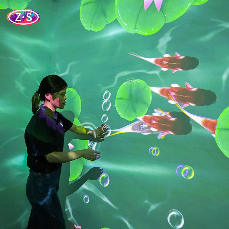 Family Fun Adventure Immersive Interactive Projection Solution for Shopping Malls