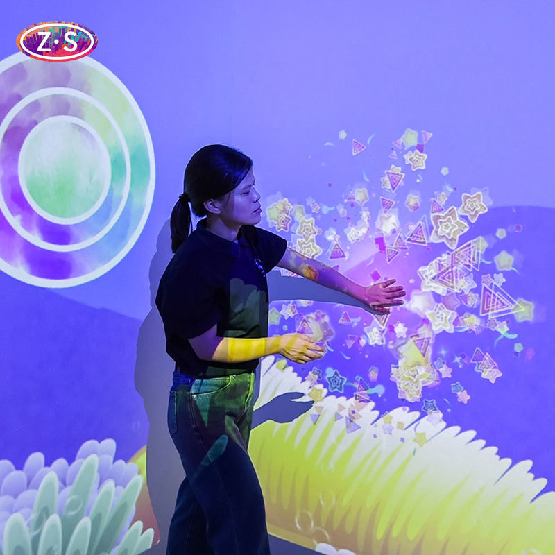 Large Scale Digital Immersive Interactive Projection System for Luxury Venues