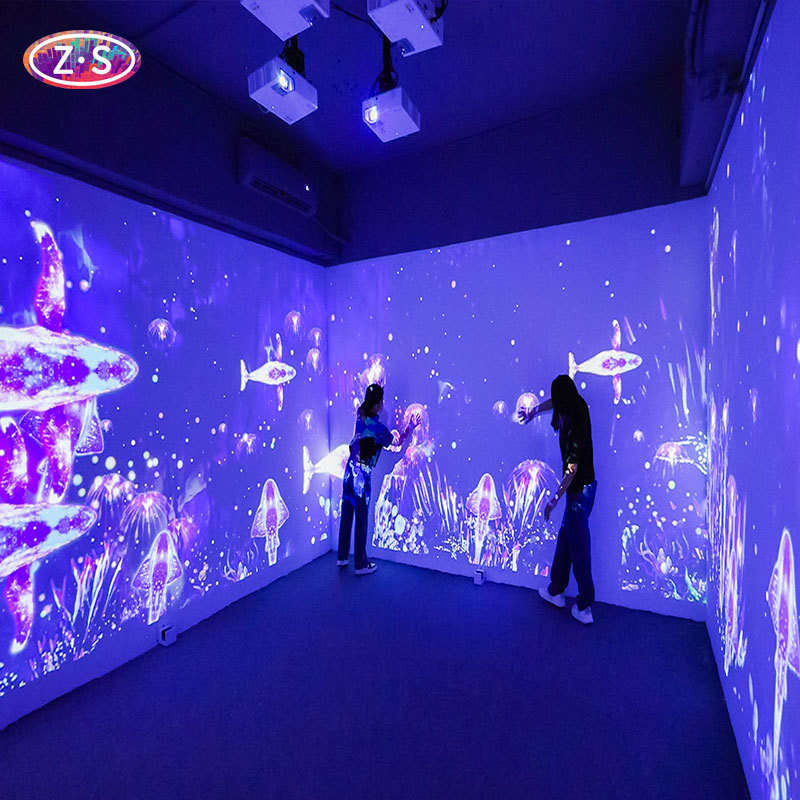 Commercial Projection Experience Immersive Interactive Space for Event Spaces