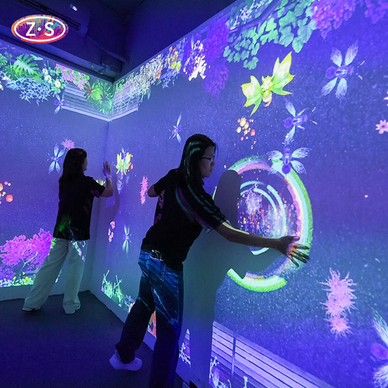 Multi Projector Blending Immersive Projection Experience For Seamless Wall And Floor