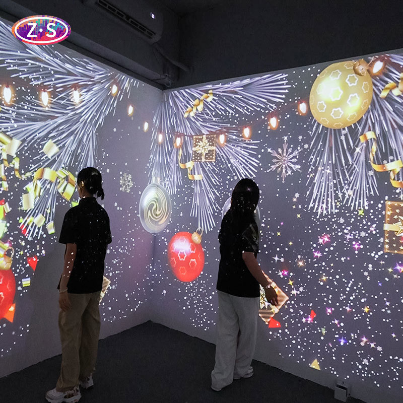 Multi Channel Fusion Holographic Immersive Interactive Projection For Party Venues