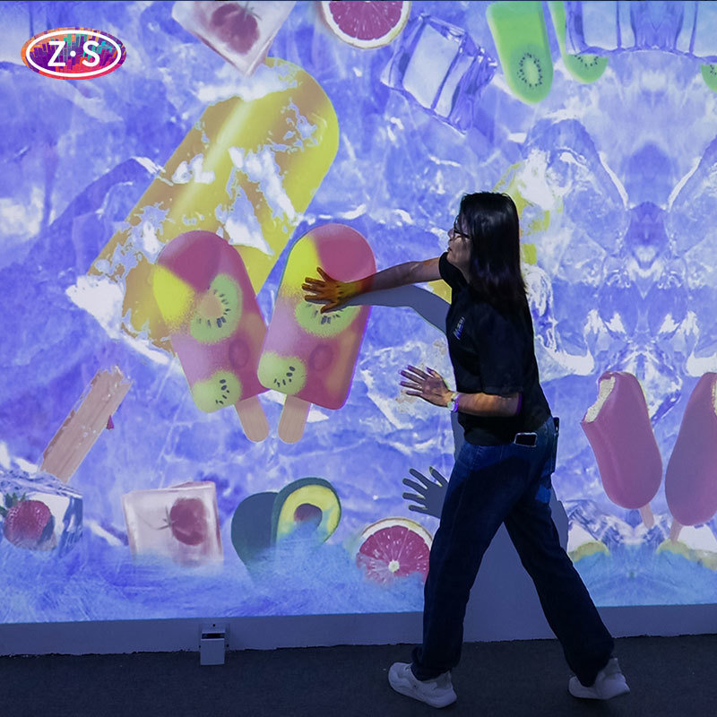 Multi Projection Technology Immersive Interactive Space for Experience Centers