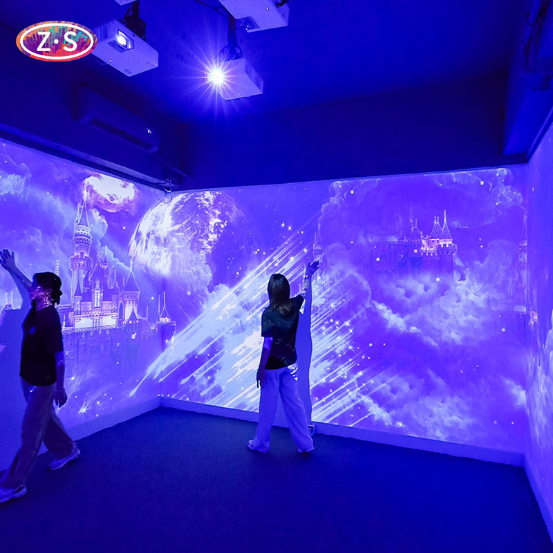 Seamless Visual Blending Holographic Immersive Projection for Indoor Space Design