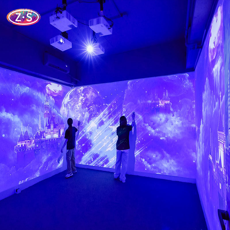 High Resolution Projection Immersive Interactive Projection Solution for Commercial Spaces