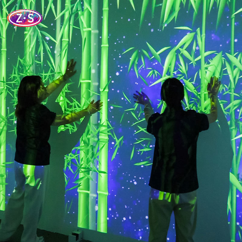 Multi Scene Interactive Holographic Immersive Projection Experience for Commercial Spaces