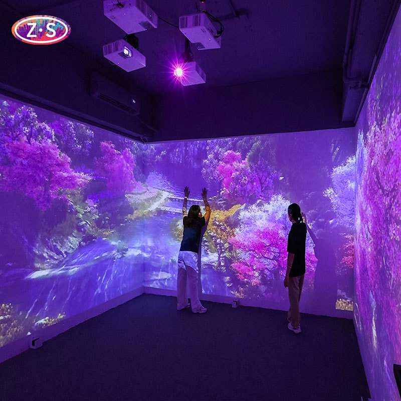 Immersive Projection Experience With 80 Plus Interactive Scenes For Entertainment Venues