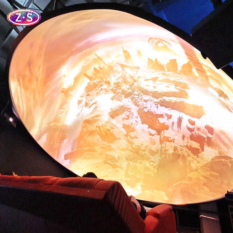 Custom Interactive Media Encircled Experience  Immersive Dome Display 