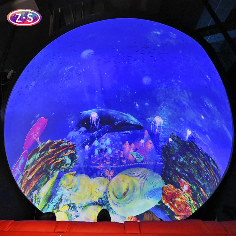 Advanced Immersive Interactive Dome Projection System Powered by Original Content