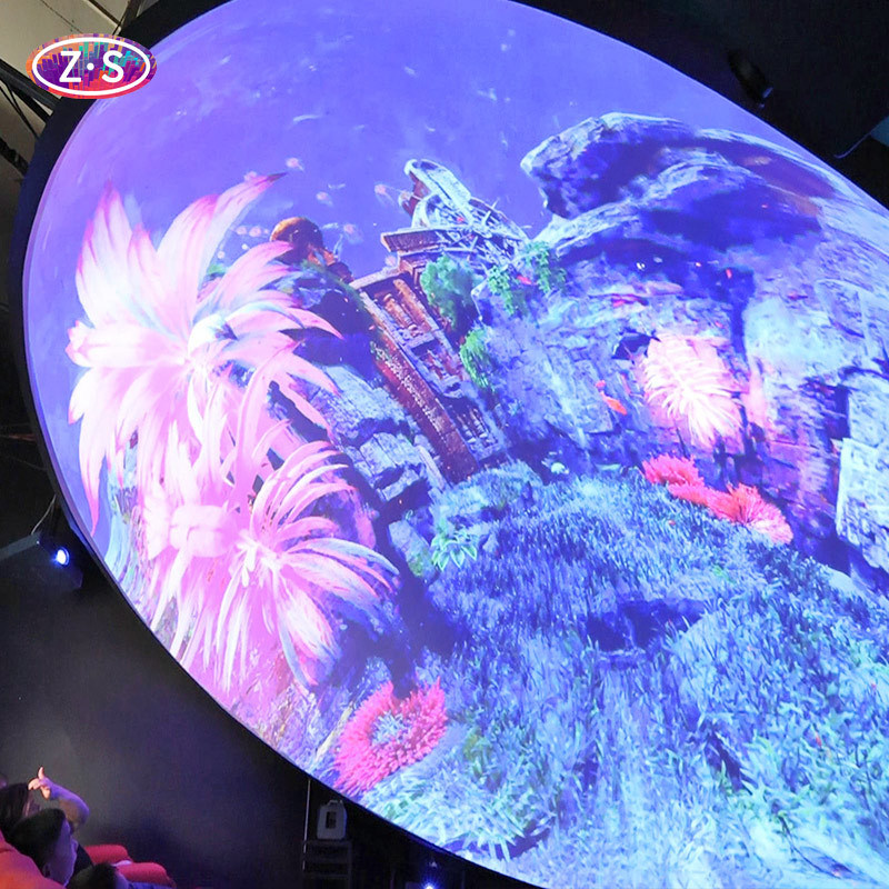 Immersive Media Interactive Dome Projection Solution for Public Spaces