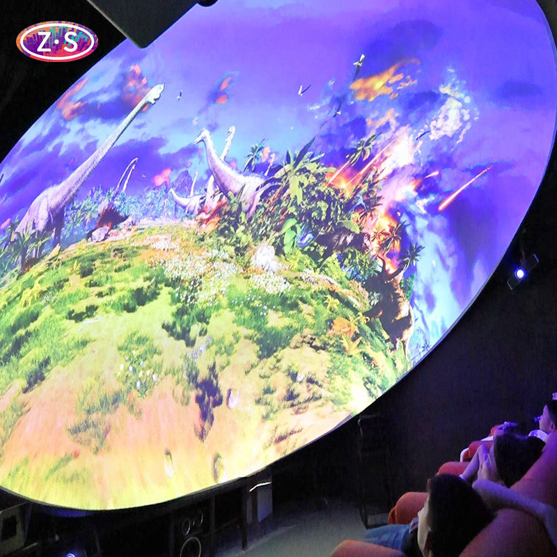 Integrated Interactive Dome Projection System with Seamless Immersion