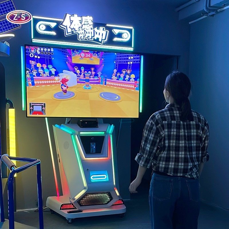 Compact-Size Sensor-Based Arcade System with Ticket Printer for Recreation Zones