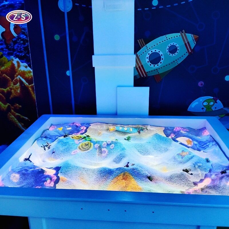 Dynamic Interactive Sand Display Interactive Projection Sand Table Technology