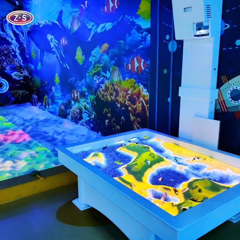 Interactive AR Sandbox Table with Real-Time Terrain and Learning Games