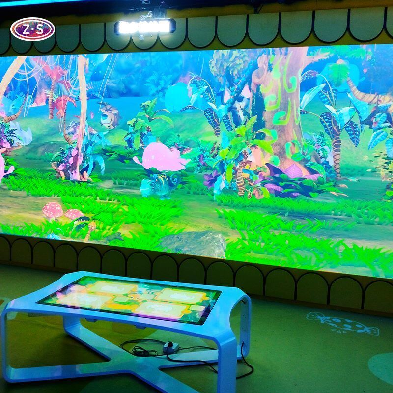 10 Games Interactive Digital Painting Wall Game System For Corporate Showrooms 
