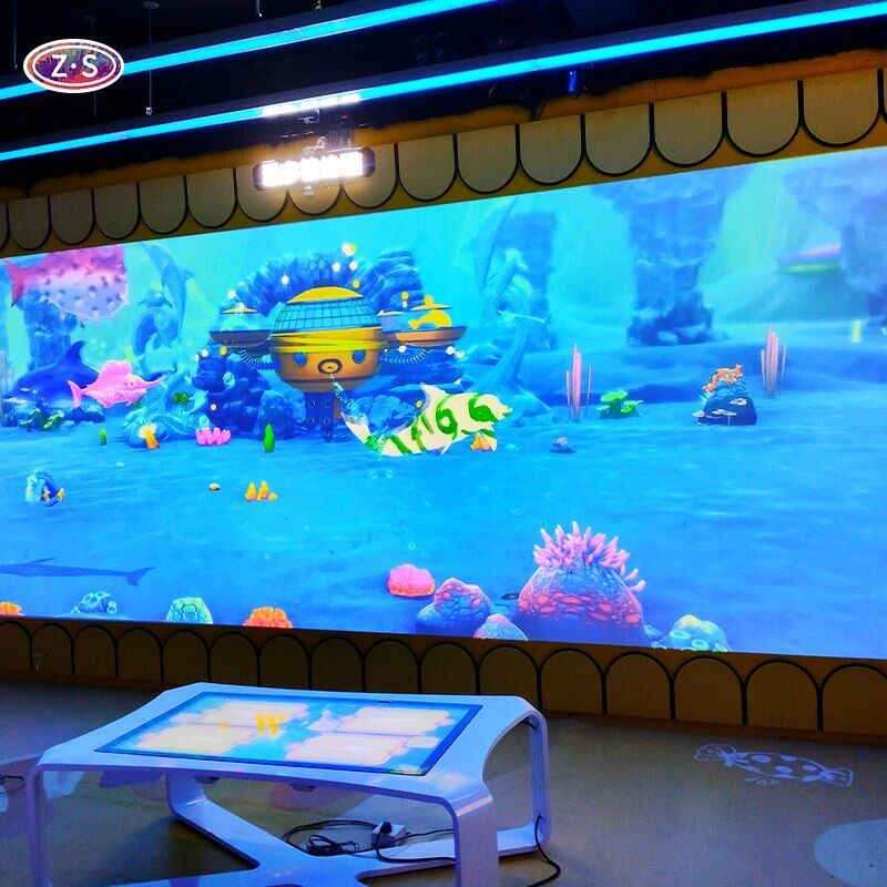6 Channels Immersive Interactive Digital Painting Wall Game For Kids Zones