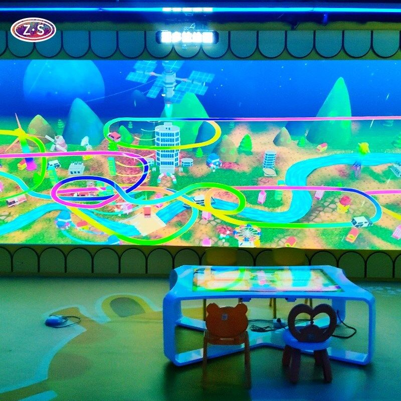 Resort Indoor AR Play Experience Alive Drawing for Active Family Engagement