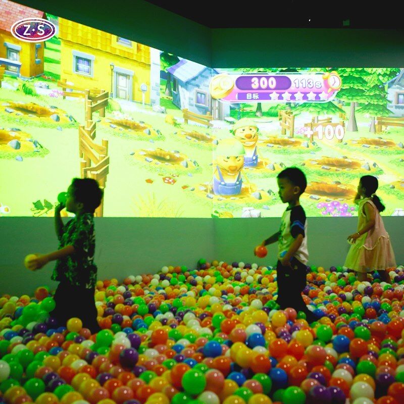 Multiplayer Experience Interactive Smash Wall Game System for Indoor Venues