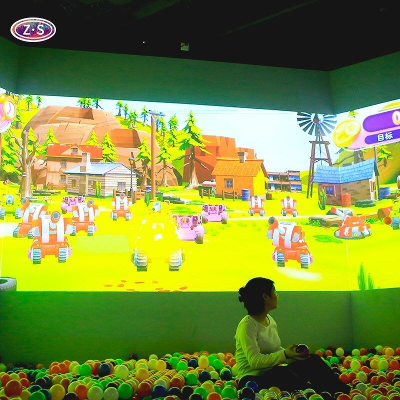 Commercial Entertainment Interactive Smash Wall Game for Shopping Malls 