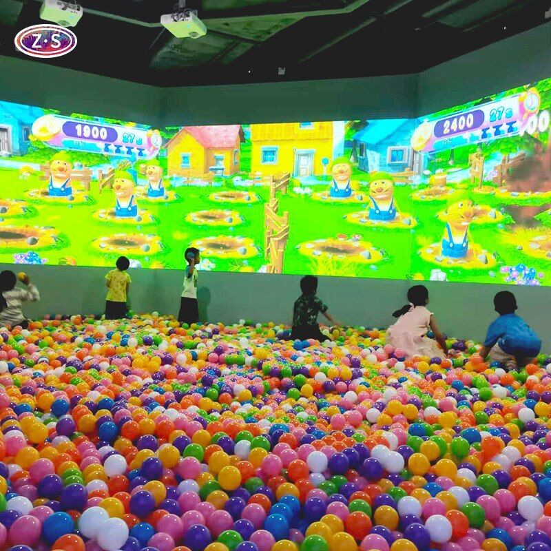 Dynamic Capture System Interactive Ball Throwing Wall Game for High Traffic Areas