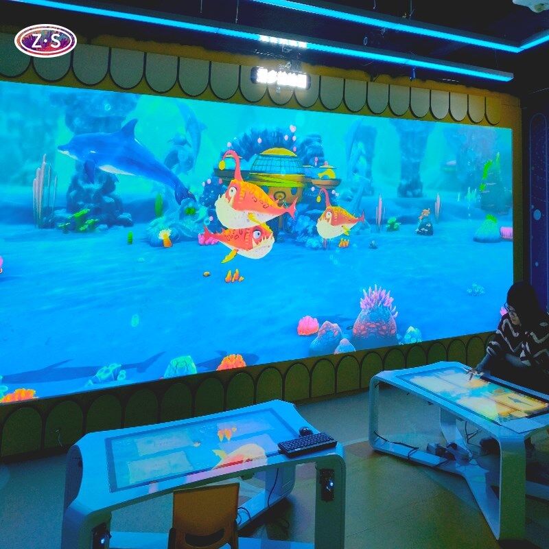 High-Precision Motion Response Immersive AR Drawing Games Large Screen Display