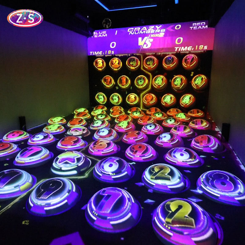 Interactive Projection Solution Immersive Bouncing Sphere for Entertainment Projects