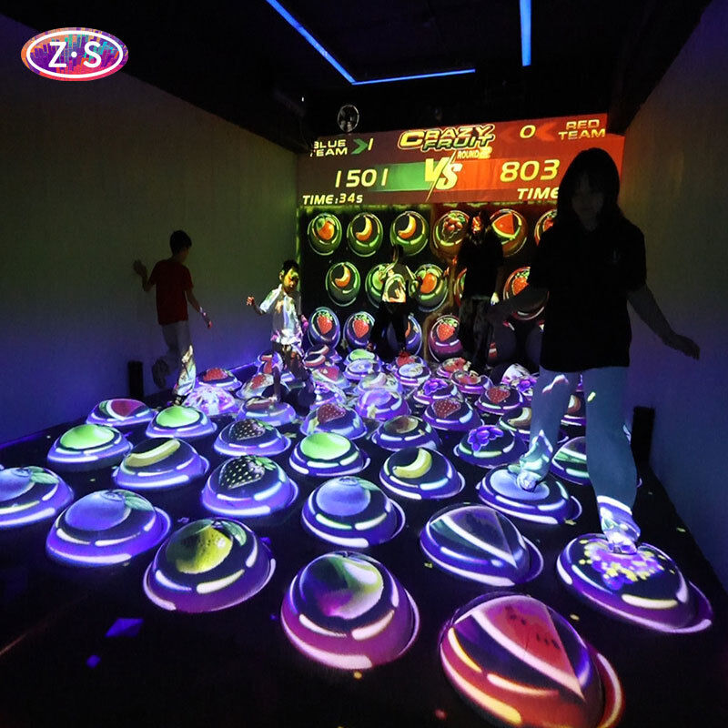 Jeux de sol immersifs avec sphère rebondissante et détection de mouvement pour aires de jeux pour enfants