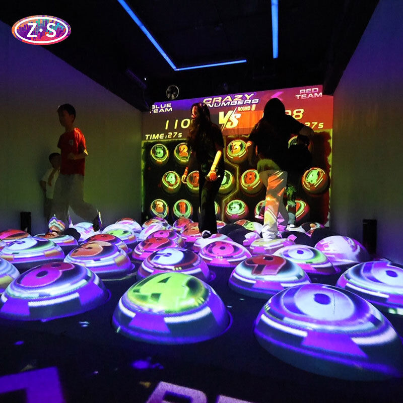 Interactive Kids Play System Immersive Bouncing Sphere Motion Learning Games