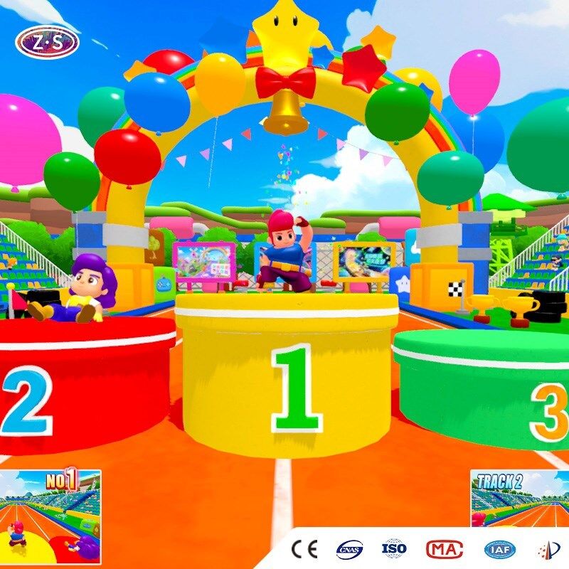 Flexible Placement Motion Sensor Game Machine for Corners and High Traffic Areas