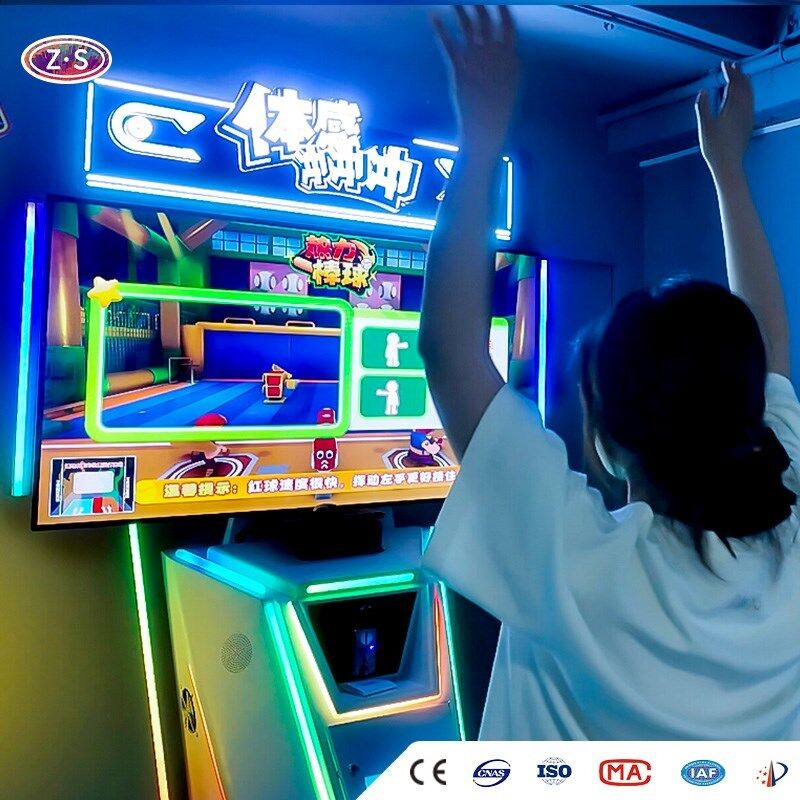 Flexible Placement Motion Sensor Game Machine for Corners and High Traffic Areas