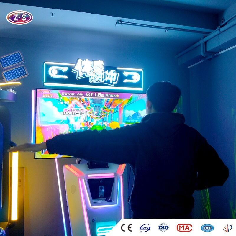 Interactive Motion Sensor Game Machine High Tech Motion Capture Technology
