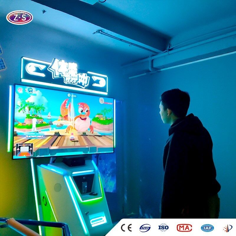 Flexible Coin System Motion Sensor Game Machine Editable Prize Management