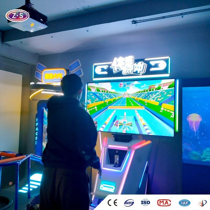 Built In Content Motion Sensor Game Machine Games and Lottery in One Box