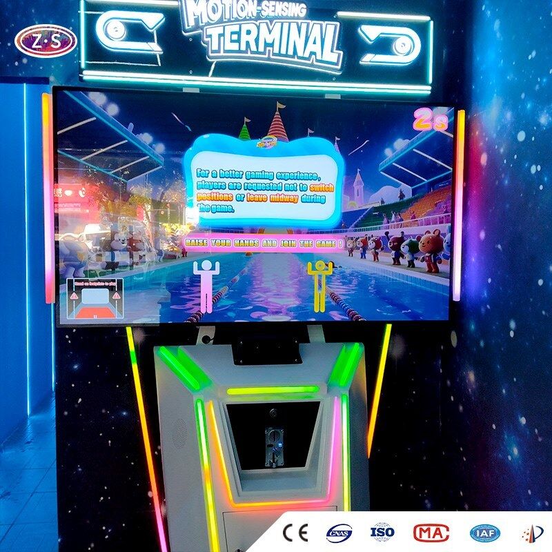 Capture Waiting Customers Motion Sensor Game Machine for Restaurants and Lounges