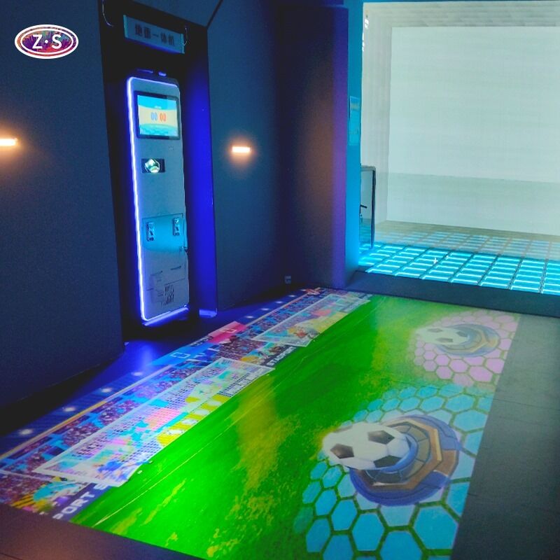 Educational Interactive Sports Compact Motion Sensing Floor Games Solution Equipment
