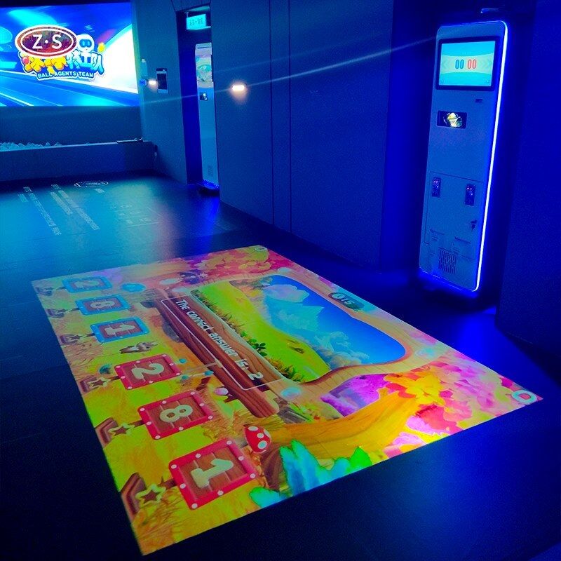 All in One Interactive Gaming Compact Motion Sensing Floor Games Solution System