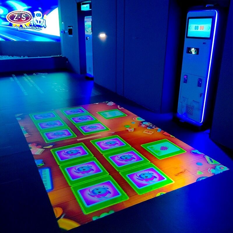 Interactive Playground System Compact Motion Sensing Floor Games Solution for Malls