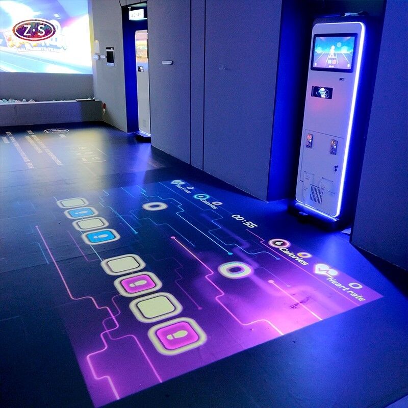 Multiplayer Challenge Floor Compact Motion Sensing Floor Games Solution for Venues
