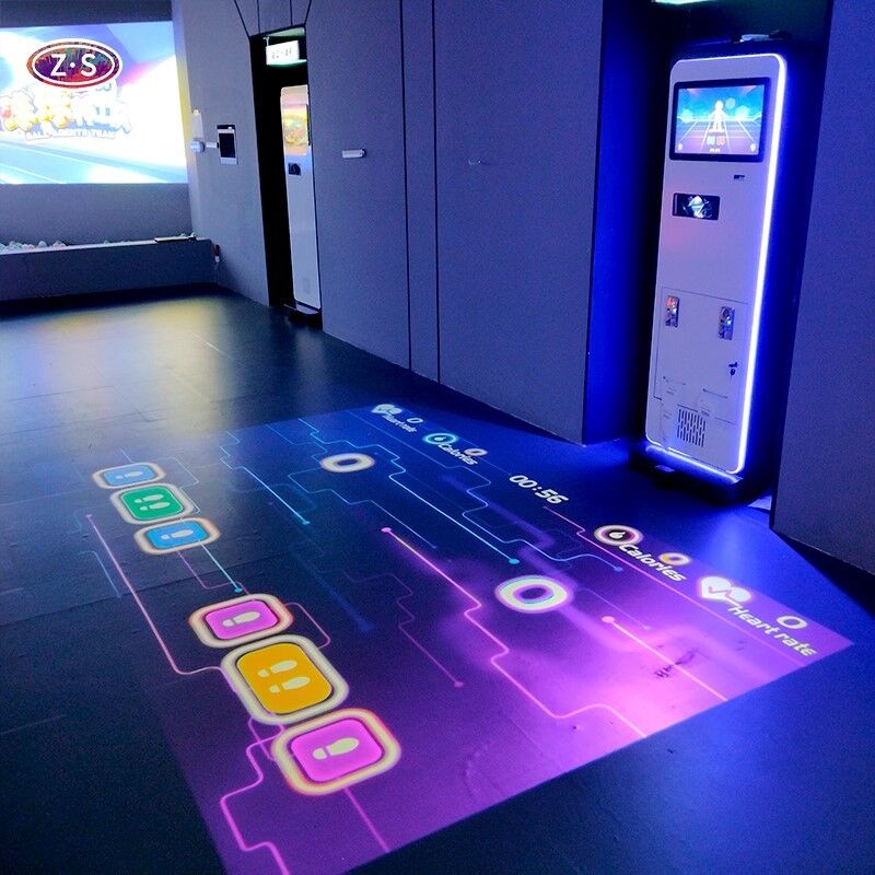 Indoor Interactive Play System Motion Sensing Floor Games Solution for Centers