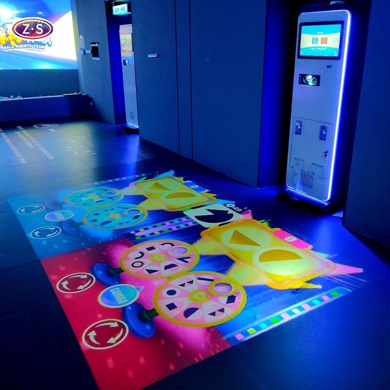 Multiplayer Challenge Floor Compact Motion Sensing Floor Games Solution for Venues